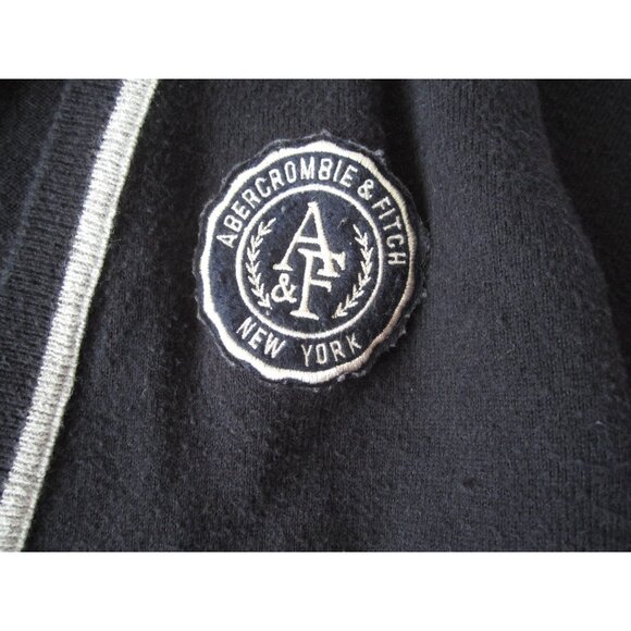 Women's Y2K Abercrombie & Fitch New York Button Cardigan Sweater Sz L (WB438) - Picture 2 of 9